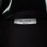 Valentino Track Jacket Size L Men Black VLTN Zip Up Enlarged Grid Print