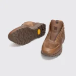 Viberg Sneakers UK6.5 Brown Camel Oiled Leather Bison Suede Limited Edition 1003 - Image 6