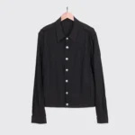 Versace Classic V2 Jacket Size XL Men Solid Black Virgin Wool Blend Stretch - Image 6