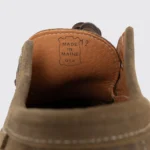 Easymoc Shoes Size 12 Rambler 3-Eye Moc Brown Rawhide Leather Limited Edition - Image 4