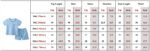 1-7Y Baby Boy Clothes Set Summer Breathe Ice Silk Toddler Girl Outfit Tops+Pant 2Pcs Sleepwear Suit Kid Children Clothes A1070 - Image 5