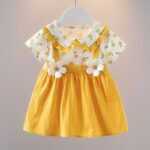 Summer Baby Girl Dress Doll Collar Princess Costume Wedding Birthday Party Outfit Toddler Girl Clothing Children Lovely A1087 - Image 3