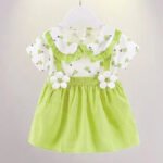 Summer Baby Girl Dress Doll Collar Princess Costume Wedding Birthday Party Outfit Toddler Girl Clothing Children Lovely A1087 - Image 5