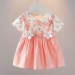 Summer Baby Girl Dress Doll Collar Princess Costume Wedding Birthday Party Outfit Toddler Girl Clothing Children Lovely A1087 - Image 6