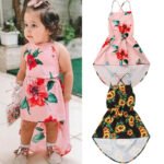 2023 Fashion UK Summer Toddler Kids Baby Girls Sleeveless Clothes Flower Backless Party Pageant Dress Casual Sundress - Image 5