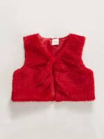 3 Pcs Elegant Baby Girl  Christmas Dress Set Long Sleeve Round Neck Tree Printed Tops Plaid Multi Layer Skirt Vest Headband