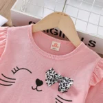 Spring Autumn Girls T-shirt Cotton Tops For Kids Cartoon Children Shirts Long Sleeve Baby Blouse Toddler Bottom Clothing - Image 2