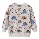 Autumn Boys Sweatshirt Kids Fashion Cartoon Round Neck Top Infant Casual T-shirt 2-7T Spring Europe and America Girls Clothes - Image 3