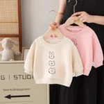 Autumn Girl Clothes Cartoon Cute Kids Sweatshirt Long Sleeve Tops Popular Design Children's Wear Hoodie Crewneck Pullover 6m-6y