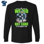 12th Man Mode On We Did Not Care It's About Us Seahawks Shirt