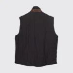 Loro Piana Quilted Vest 3XL Men Black Full Zip Storm System Mid Weight Luxury - Image 2