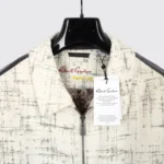 Robert Graham Adoring Fans Jacket 3XL Cream Check Leather Elvis Limited Edition - Image 5