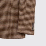 Todd Snyder Jacket Size 42 Sutton Fit Brown Tan Houndstooth Wool Made in U.S.A.