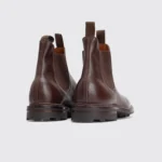Viberg Chelsea Boot Size UK11 Dark Brown Cigar Vocalou Leather Ridgeway Sole - Image 4