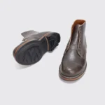 Viberg Service Boots UK6.5 Asphalt Vachetta Gray Horsebutt Leather Ltd Edition - Image 5