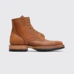 White's Boots Size 7 Caramel Brown Oiled Shoulder Leather C.F. Stead 6′′ Military