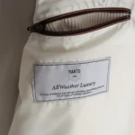 Manto Jacket Size EU52 Beige Corduroy Wool Cashmere Blend Knit Made in Italy - Image 7