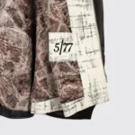 Robert Graham Adoring Fans Jacket 3XL Cream Check Leather Elvis Limited Edition - Image 2