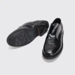 Viberg Rockland Blucher Shoes UK12 Black Patent Horsebutt Maryam Leather 2030 - Image 4