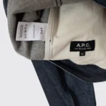 A.P.C. Jacket Men Size M Dark Indigo Blue Cotton Heavyweight Denim w/ Pockets - Image 2