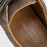 Johnston & Murphy Sneakers Size 11 Men Brown Croc Embossed Suede Made in Italy - Image 6