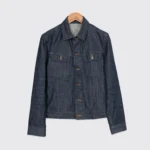 A.P.C. Jacket Men Size M Dark Indigo Blue Cotton Heavyweight Denim w/ Pockets