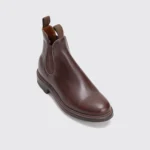 Viberg Chelsea Boot Size UK11 Dark Brown Cigar Vocalou Leather Ridgeway Sole - Image 3