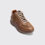 Viberg Sneakers UK6.5 Brown Camel Oiled Leather Bison Suede Limited Edition 1003 - Image 7