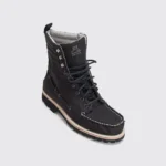Band of Outsiders x Sperry Moccasin Boots Size 10.5 Men Black Canvas Vibram - Image 2