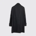 Theory Coat Size L Men Dark Navy Wool Cashmere Blend Frank Apollo Peacoat - Image 2