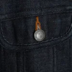 A.P.C. Jacket Men Size M Dark Indigo Blue Cotton Heavyweight Denim w/ Pockets - Image 4