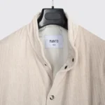 Manto Jacket Size EU52 Beige Corduroy Wool Cashmere Blend Knit Made in Italy - Image 4