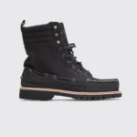 Band of Outsiders x Sperry Moccasin Boots Size 10.5 Men Black Canvas Vibram - Image 3