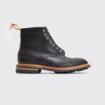 Tricker's Boots UK8 Horween Black CXL Leather Brogue Ltd Edition Ridgeway Stow - Image 8