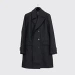 Theory Coat Size L Men Dark Navy Wool Cashmere Blend Frank Apollo Peacoat - Image 3