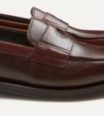 Brown Leather Charles Goodyear Welted Penny Loafer - Image 3