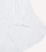 White Oxford Cotton Cloth Button-Down Shirt - Image 5