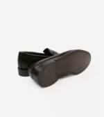 Black Leather Charles Goodyear Welted Penny Loafer - Image 2
