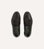 Black Leather Charles Goodyear Welted Penny Loafer - Image 4