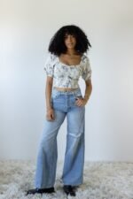Nectar Premium Denim: The Olivine Wide Leg Jeans - Image 2