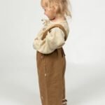 Warm Culotte Pants Leonie with Removable Suspenders