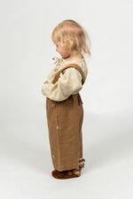 Warm Culotte Pants Leonie with Removable Suspenders