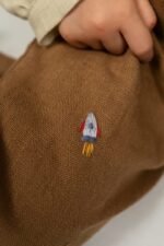 Warm Culotte Pants Leonie with Removable Suspenders - Image 3