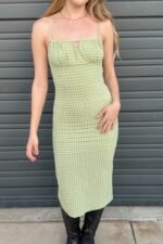 Pucker Midi Dress - Image 7