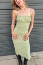 Pucker Midi Dress - Image 5