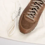 Viberg Sneakers UK6.5 Brown Camel Oiled Leather Bison Suede Limited Edition 1003 - Image 4