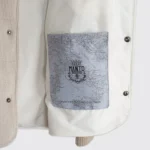 Manto Jacket Size EU52 Beige Corduroy Wool Cashmere Blend Knit Made in Italy - Image 6