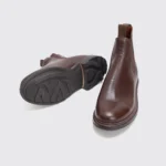 Viberg Chelsea Boot Size UK11 Dark Brown Cigar Vocalou Leather Ridgeway Sole - Image 2