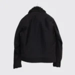 RRL Kenton Deck Jacket Size M Black Cotton Faux Shearling Collar Bomber - Image 4