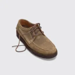 Easymoc Shoes Size 12 Rambler 3-Eye Moc Brown Rawhide Leather Limited Edition - Image 5